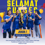 Tim Hadang Juara 1 dalam Pekan Olahraga Tradisional Tingkat Kota Administrasi Jakarta Pusat